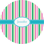Grosgrain Stripe Multipurpose Round Labels - 2" (Personalized)
