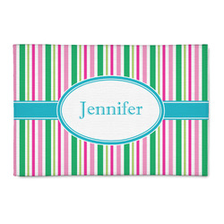 Grosgrain Stripe 2' x 3' Indoor Area Rug (Personalized)