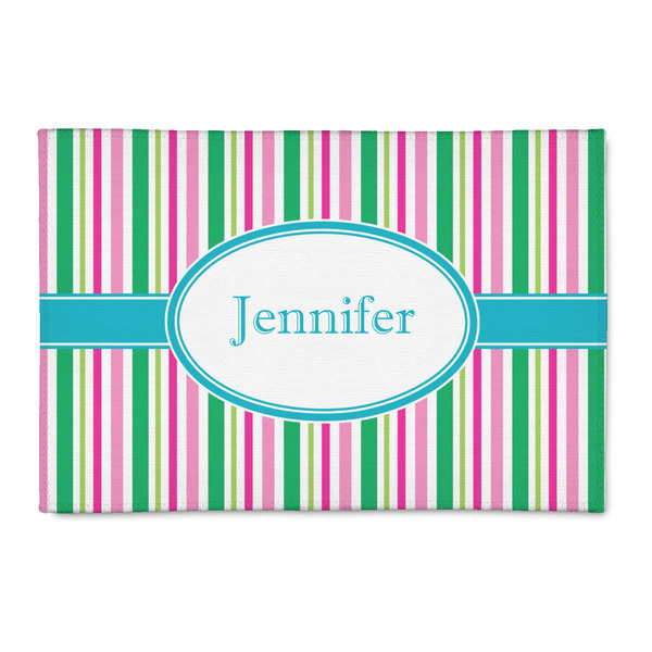 Custom Grosgrain Stripe 2' x 3' Indoor Area Rug (Personalized)