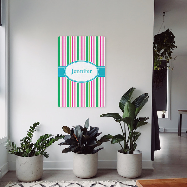 Grosgrain Stripe 20x30 - Canvas Print - In Context