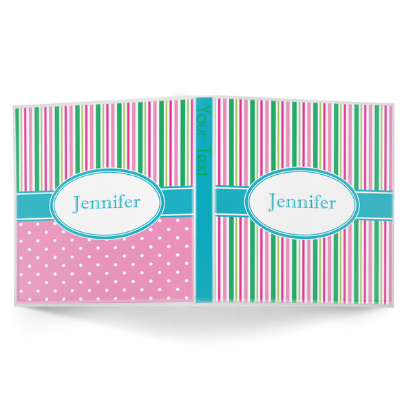 Grosgrain Stripe 3-Ring Binder Approval- 1in