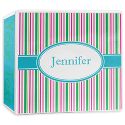 Grosgrain Stripe 3-Ring Binder - 3 inch (Personalized)