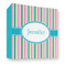 Grosgrain Stripe 3 Ring Binder - Full Wrap - 3" (Personalized)