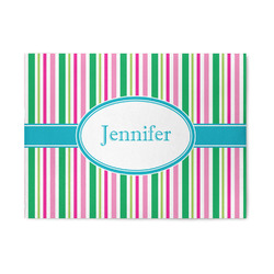 Grosgrain Stripe 5' x 7' Patio Rug (Personalized)