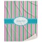 Grosgrain Stripe Sherpa Throw Blanket - 60"x80" (Personalized)