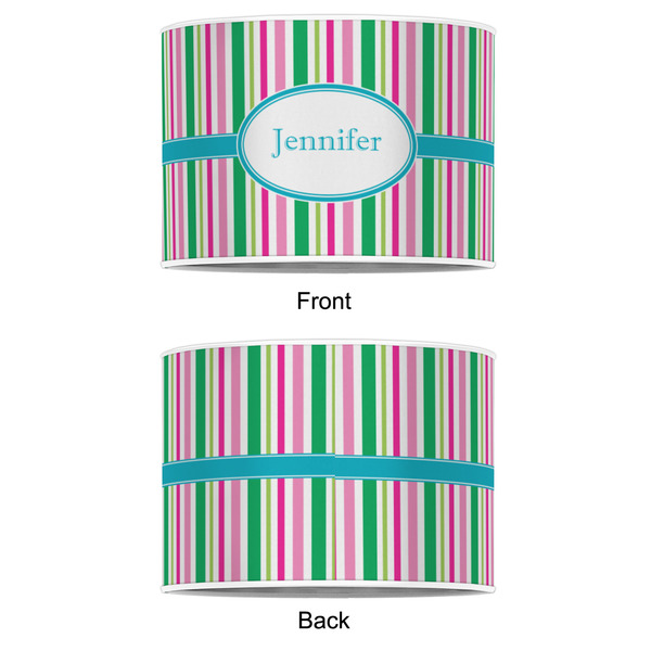 Grosgrain Stripe 8" Drum Lampshade - APPROVAL (Poly Film)