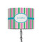 Grosgrain Stripe 8" Drum Lampshade - ON STAND (Fabric)