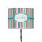 Grosgrain Stripe 8" Drum Lampshade - ON STAND (Poly Film)
