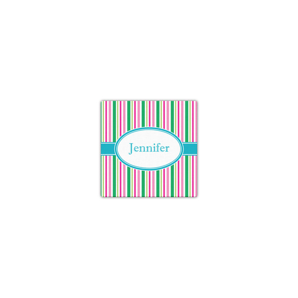 Grosgrain Stripe 8x8 - Canvas Print - Front View