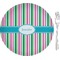 Grosgrain Stripe Appetizer / Dessert Plate