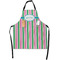 Grosgrain Stripe Apron With Pockets w/ Name or Text