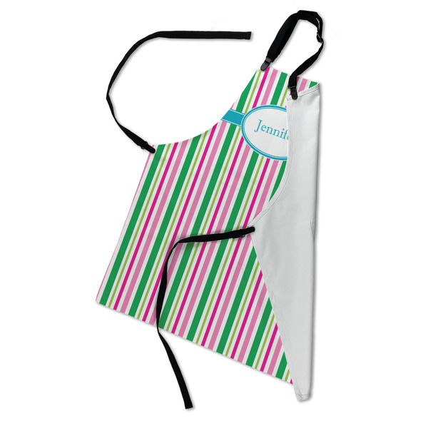 Grosgrain Stripe Apron - Folded
