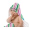 Grosgrain Stripe Baby Hooded Towel on Child