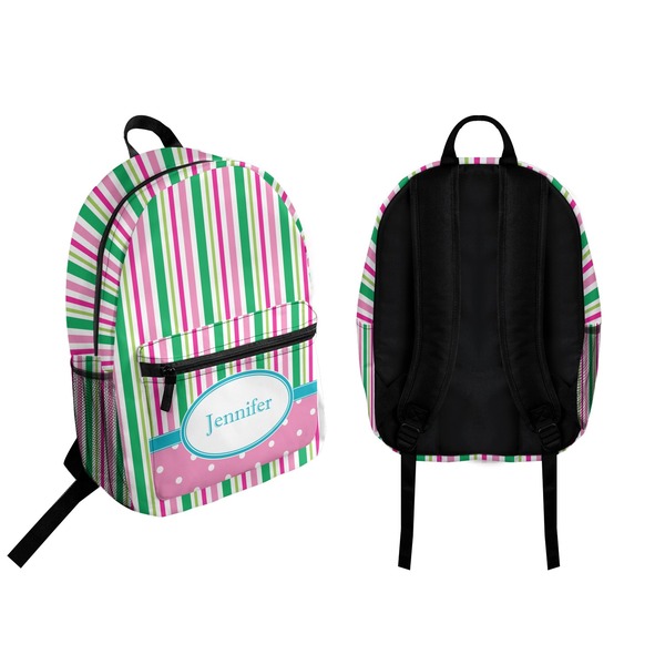 Grosgrain Stripe Backpack front and back - Apvl