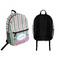 Grosgrain Stripe Backpack front and back - Apvl