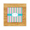 Grosgrain Stripe Bamboo Trivet with Ceramic Tile Insert (Personalized)