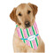 Grosgrain Stripe Bandana - On Dog