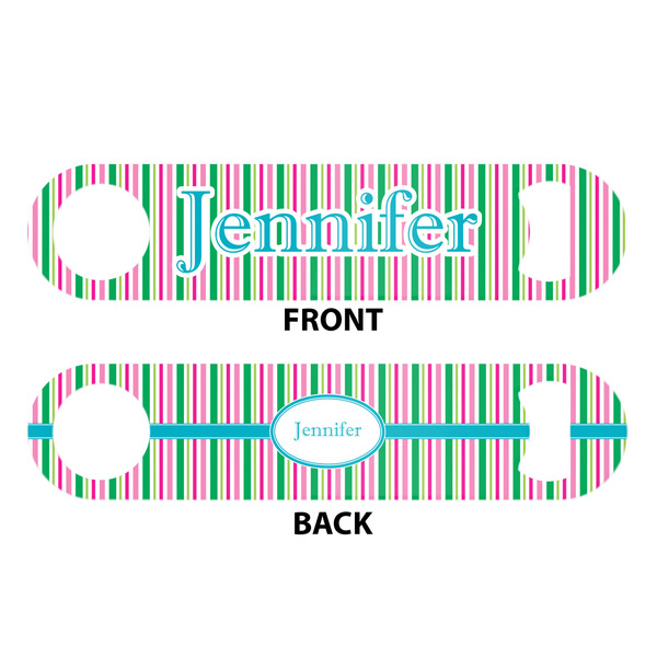 Grosgrain Stripe Bar Bottle Opener - White - Approval