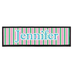 Grosgrain Stripe Bar Mat (Personalized)