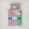 Grosgrain Stripe Bedding Set- Twin Lifestyle - Duvet