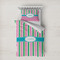 Grosgrain Stripe Bedding Set- Twin XL Lifestyle - Duvet