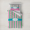 Grosgrain Stripe Duvet Cover Set - Twin XL (Personalized)
