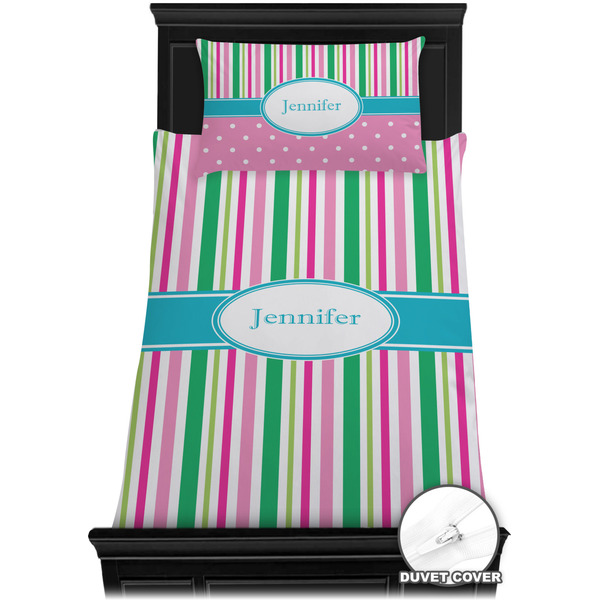 Grosgrain Stripe Bedding Set (TwinXL) - Duvet
