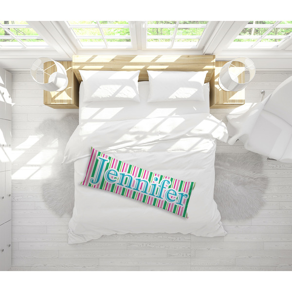 Grosgrain Stripe Body Pillow - LIFESTYLE