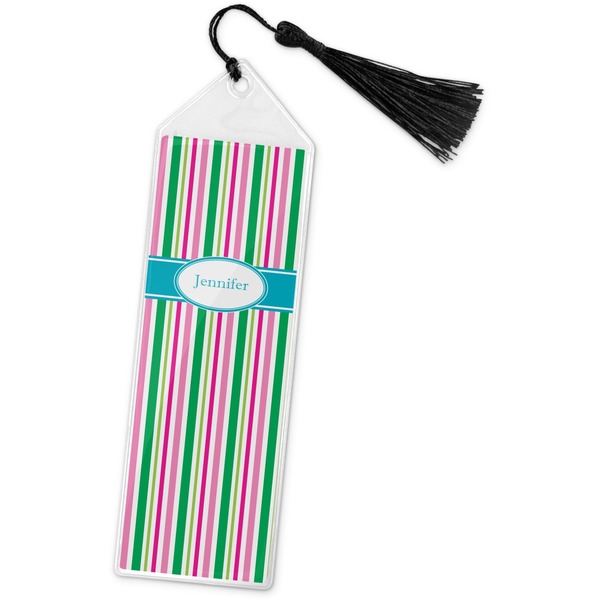 Custom Grosgrain Stripe Book Mark w/Tassel (Personalized)