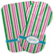 Grosgrain Stripe Burp Cloth (Personalized)