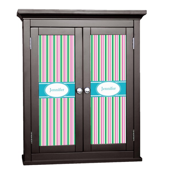Custom Grosgrain Stripe Cabinet Decal - XLarge (Personalized)