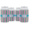 Grosgrain Stripe Can Cooler (12 oz) - Set of 4 w/ Name or Text