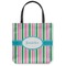 Grosgrain Stripe Canvas Tote Bag (Personalized)