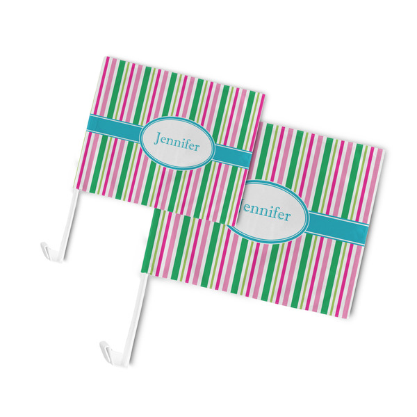 Grosgrain Stripe Car Flags - PARENT MAIN (both sizes)