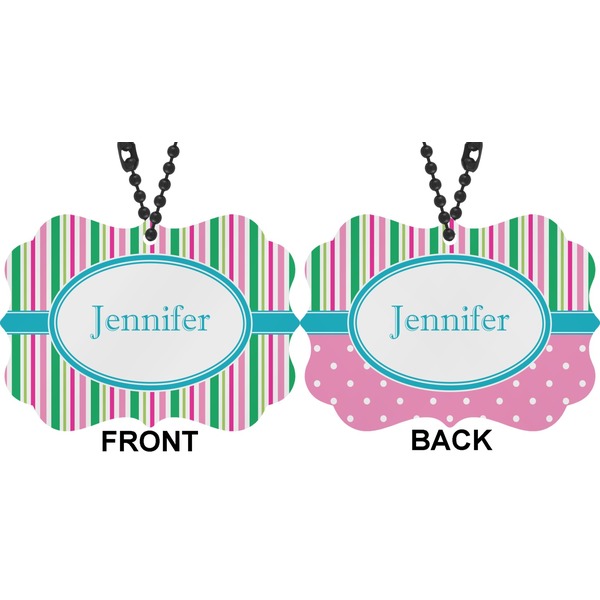 Grosgrain Stripe Car Ornament (Approval)