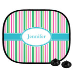 Grosgrain Stripe Car Side Window Sun Shade (Personalized)
