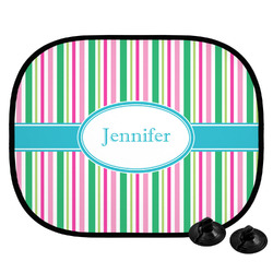 Grosgrain Stripe Car Side Window Sun Shade (Personalized)