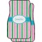 Grosgrain Stripe Car Floor Mats (Front Seat) (Personalized)