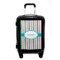 Grosgrain Stripe Carry On Hard Shell Suitcase - Front