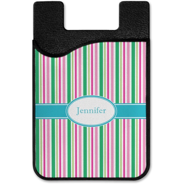 Grosgrain Stripe Cell Phone Credit Card Holder