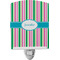 Grosgrain Stripe Ceramic Night Light w/ Name or Text