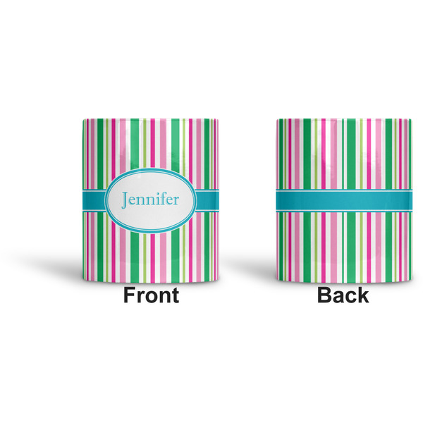 Grosgrain Stripe Ceramic Pen Holder - Apvl