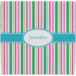 Grosgrain Stripe Ceramic Tile Hot Pad (Personalized)