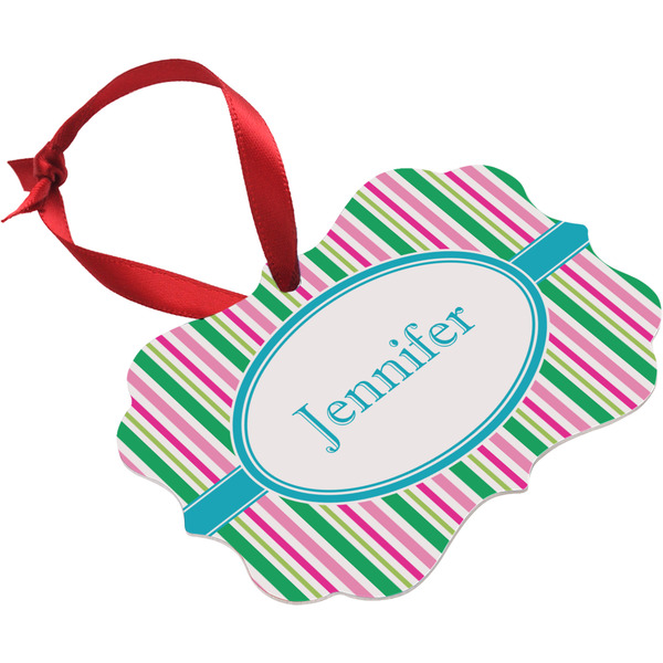Grosgrain Stripe Christmas Ornament
