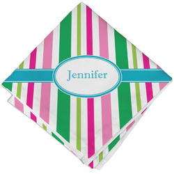 Grosgrain Stripe Cloth Napkin w/ Name or Text