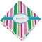 Grosgrain Stripe Cloth Napkin w/ Name or Text