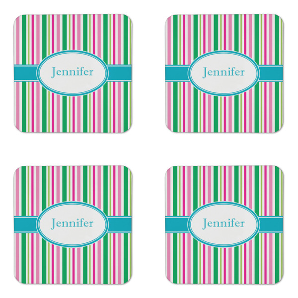 Grosgrain Stripe Coaster Set - APPROVAL
