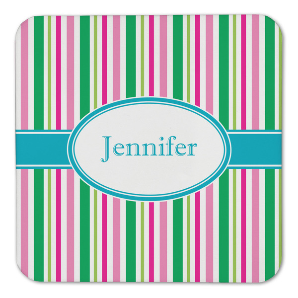 Grosgrain Stripe Coaster Set - FRONT (one)