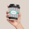 Grosgrain Stripe Coffee Cup Sleeve - LIFESTYLE