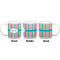 Grosgrain Stripe Coffee Mug - 20 oz - White APPROVAL